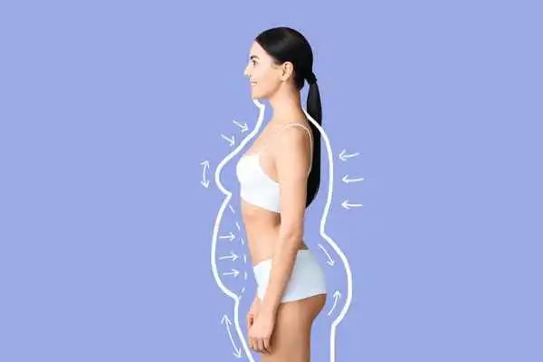 image of woman experiencing fat reduction treatment Enfield Town