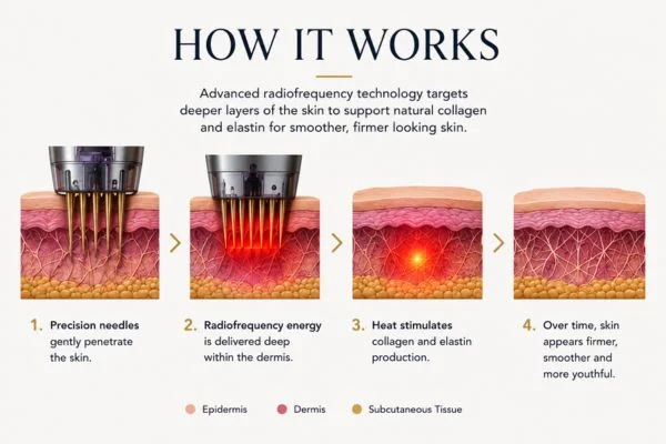 Diagram of how Collagen Lift Therapy Enfield Town works