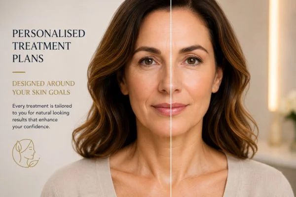 Before and after results of Collagen Lift Therapy Enfield Town