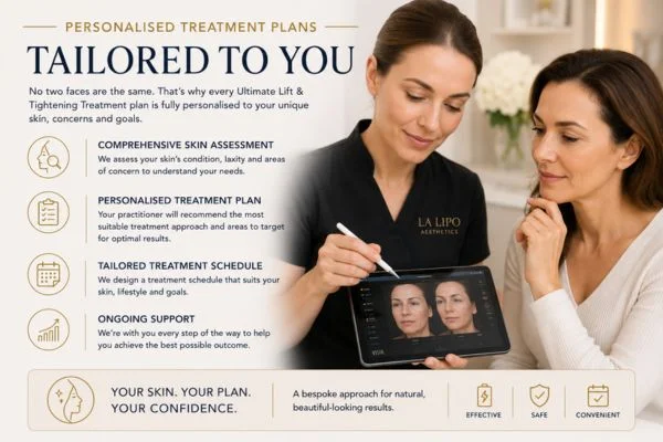 book a consultation about your ultimate lift and tighten treatment Enfield Town