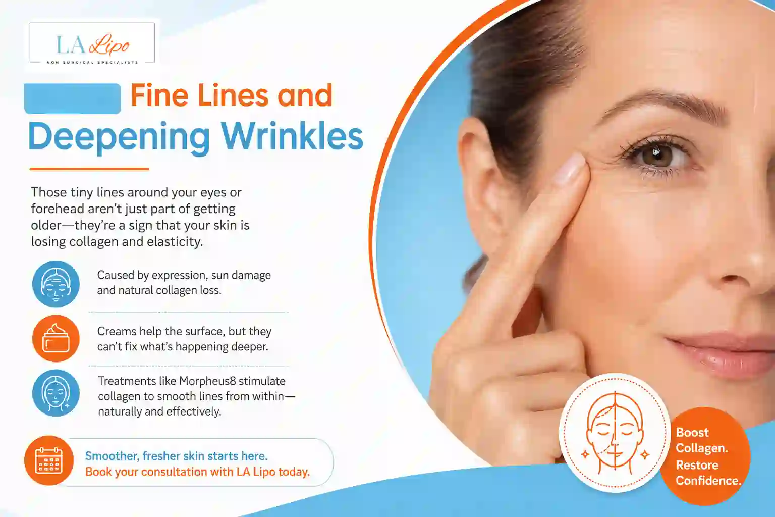 Sign #2: Fine Lines and Deepening Wrinkles Enfield Town