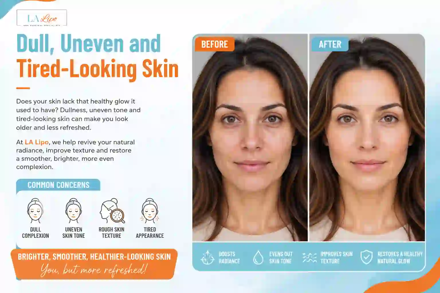Sign #5: Dull, Uneven and Tired-Looking Skin Enfield Town
